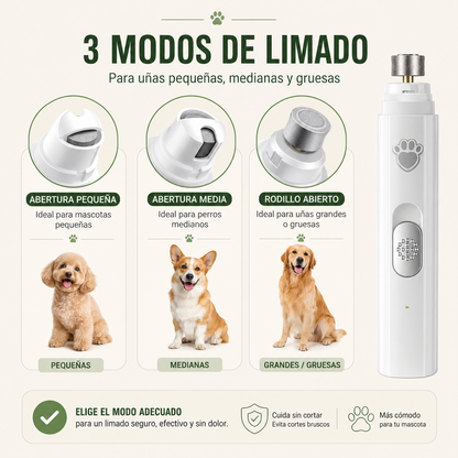 Lima de uñas para perros