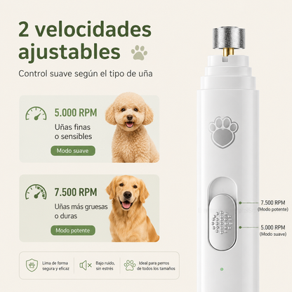 Lima de uñas para perros