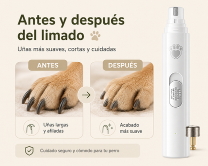 Lima de uñas para perros