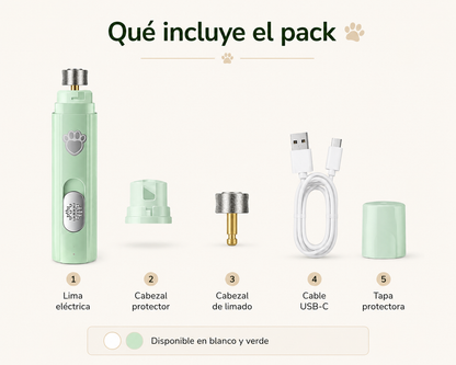 Lima de uñas para perros